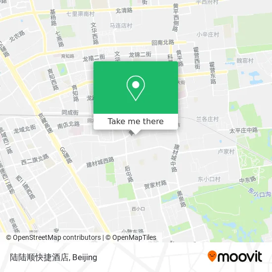 陆陆顺快捷酒店 map