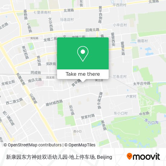 新康园东方神娃双语幼儿园-地上停车场 map
