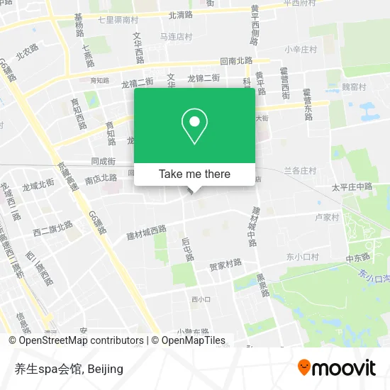 养生spa会馆 map