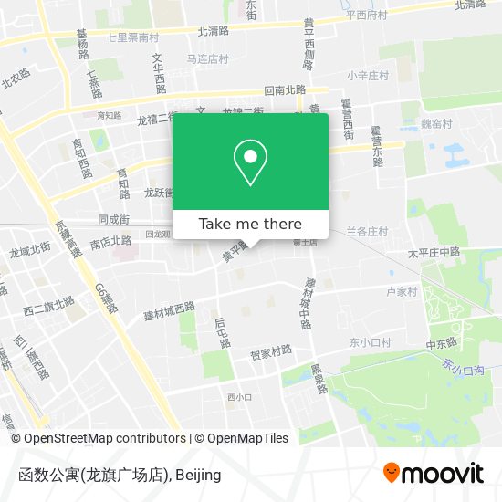 函数公寓(龙旗广场店) map