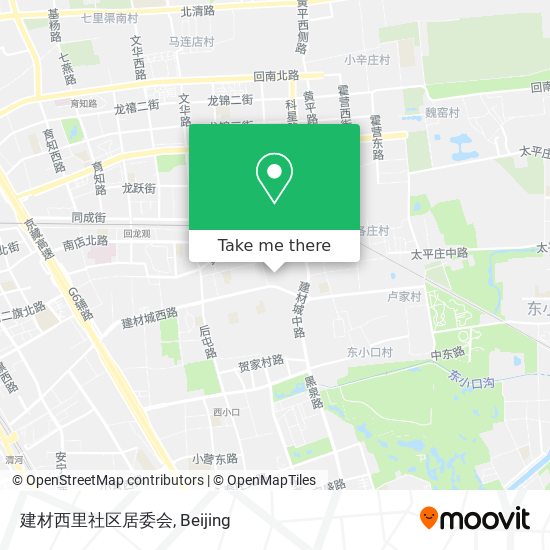 建材西里社区居委会 map