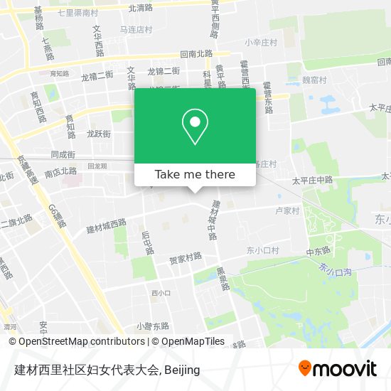 建材西里社区妇女代表大会 map