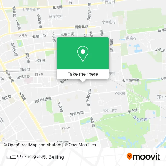 西二里小区-9号楼 map
