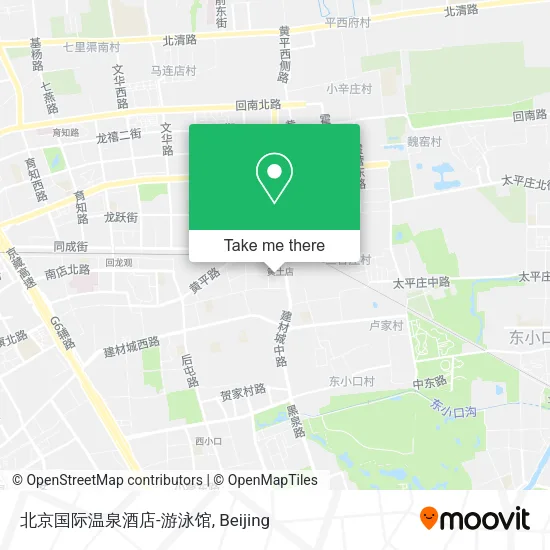 北京国际温泉酒店-游泳馆 map