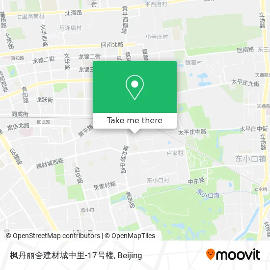 枫丹丽舍建材城中里-17号楼 map