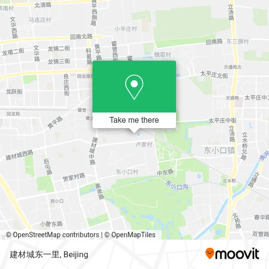 建材城东一里 map