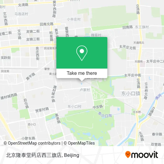 北京隆泰堂药店西三旗店 map