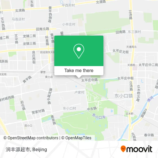 润丰源超市 map