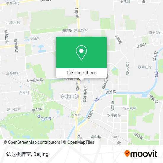 弘达棋牌室 map