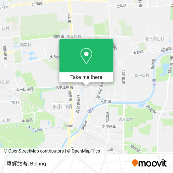 康辉旅游 map