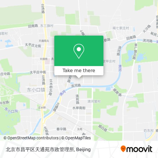 北京市昌平区天通苑市政管理所 map