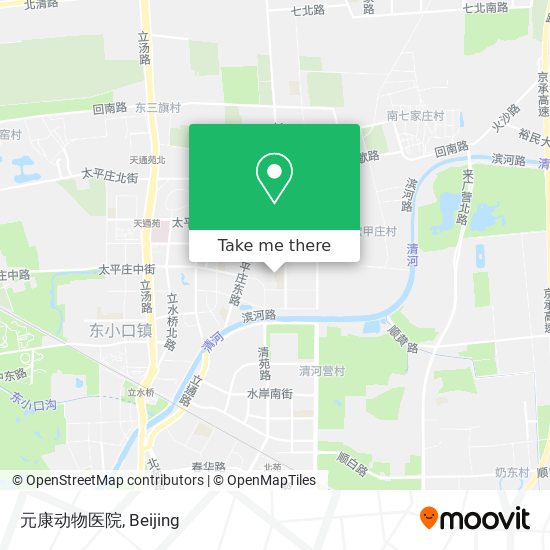 元康动物医院 map