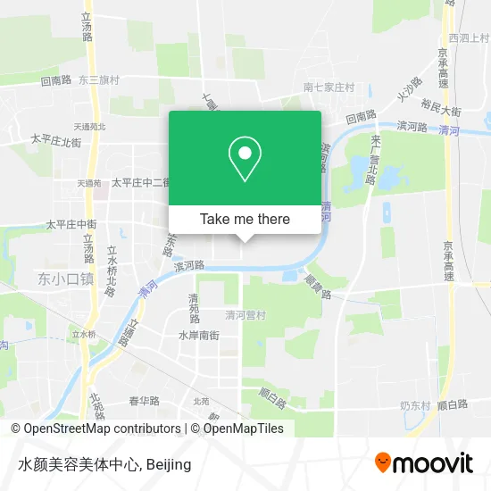 水颜美容美体中心 map