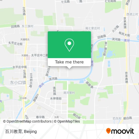 百川教育 map