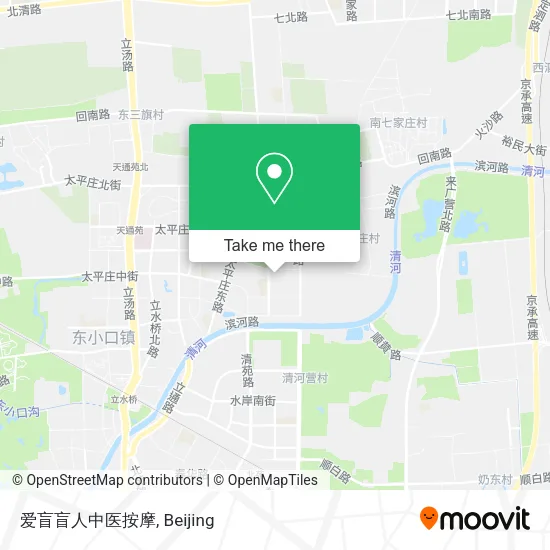 爱盲盲人中医按摩 map