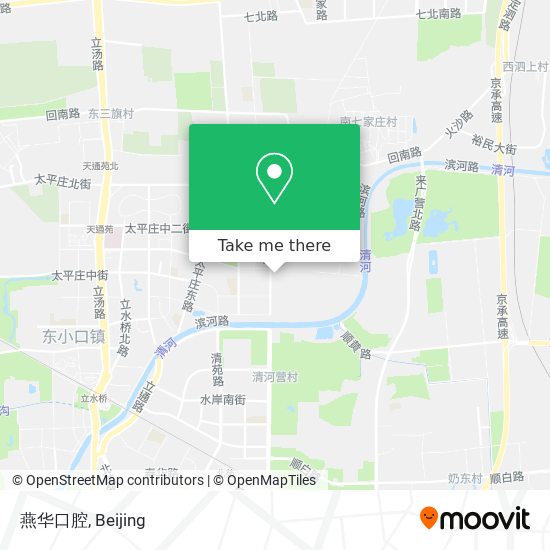 燕华口腔 map