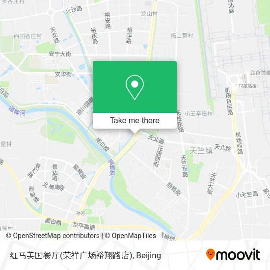 红马美国餐厅(荣祥广场裕翔路店) map