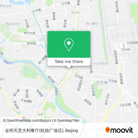 金明天意大利餐厅(欧陆广场店) map