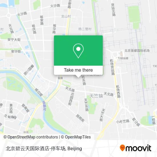 北京碧云天国际酒店-停车场 map