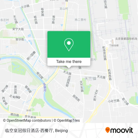 临空皇冠假日酒店-西餐厅 map