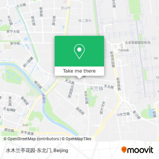 水木兰亭花园-东北门 map