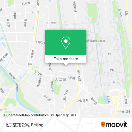 北京蓝翔公寓 map