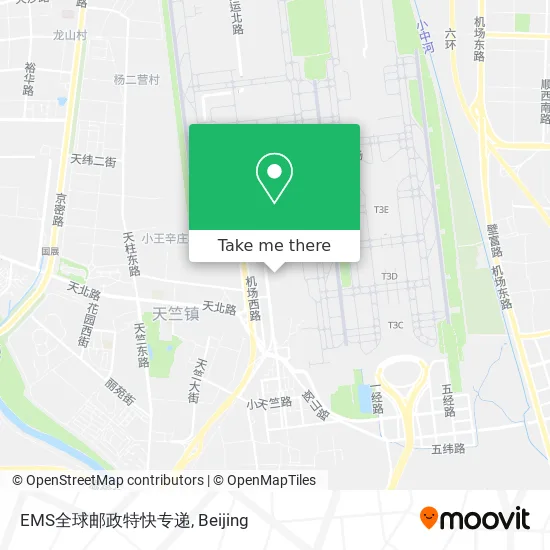 EMS全球邮政特快专递 map