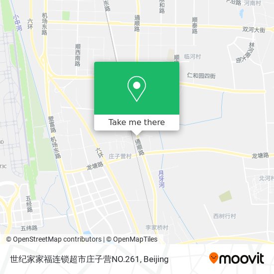 世纪家家福连锁超市庄子营NO.261 map