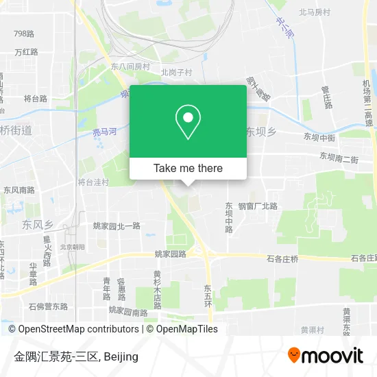 金隅汇景苑-三区 map