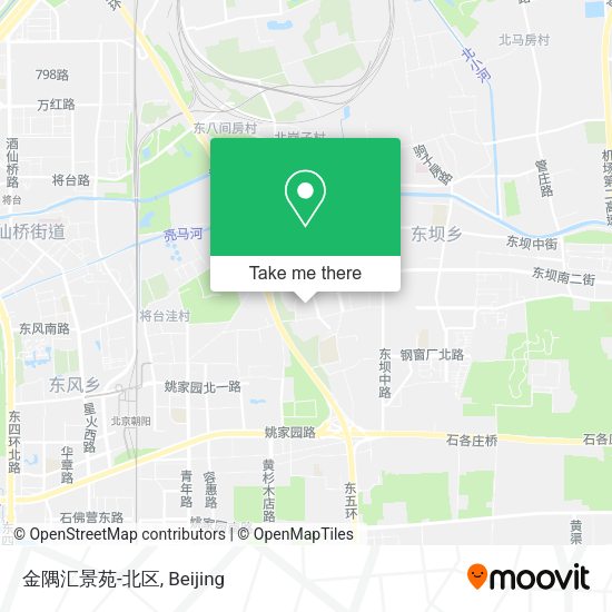 金隅汇景苑-北区 map