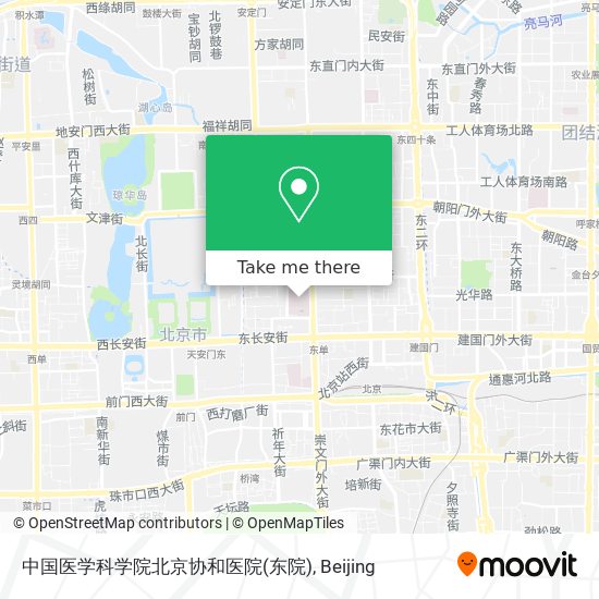 中国医学科学院北京协和医院(东院) map