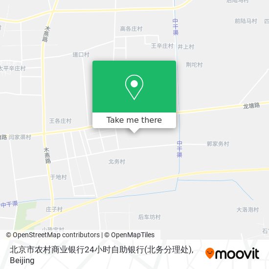 北京市农村商业银行24小时自助银行(北务分理处) map