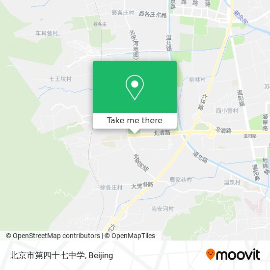北京市第四十七中学 map