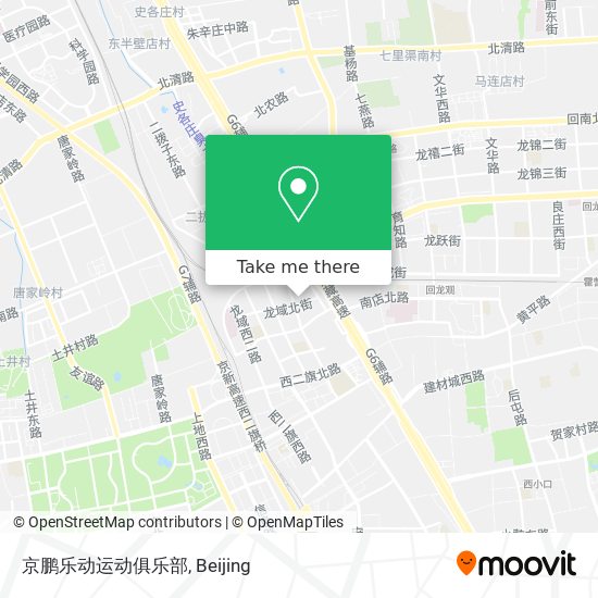 京鹏乐动运动俱乐部 map