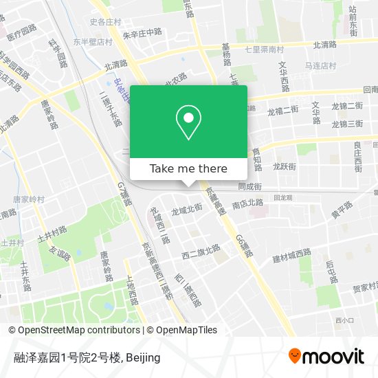 融泽嘉园1号院2号楼 map