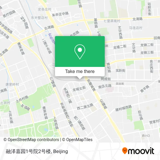 融泽嘉园1号院2号楼 map