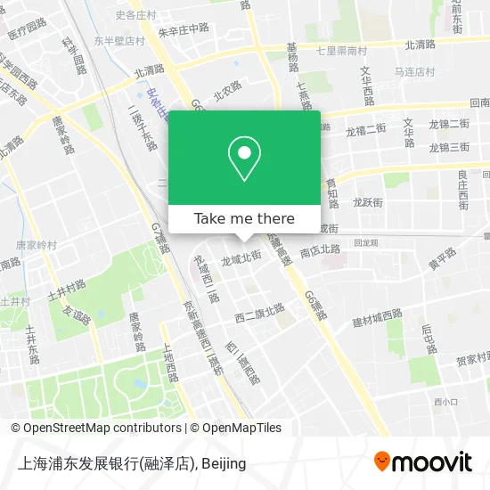 上海浦东发展银行(融泽店) map