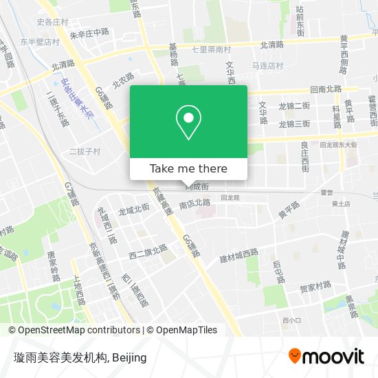璇雨美容美发机构 map
