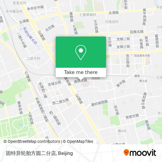 固特异轮胎方圆二分店 map