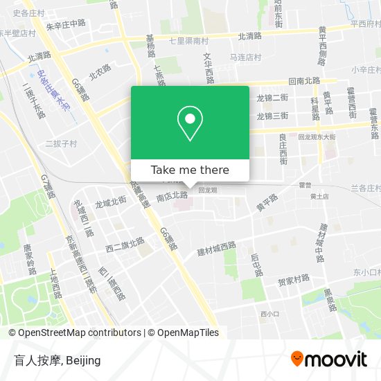 盲人按摩 map