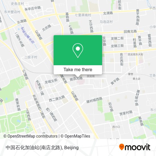 中国石化加油站(南店北路) map