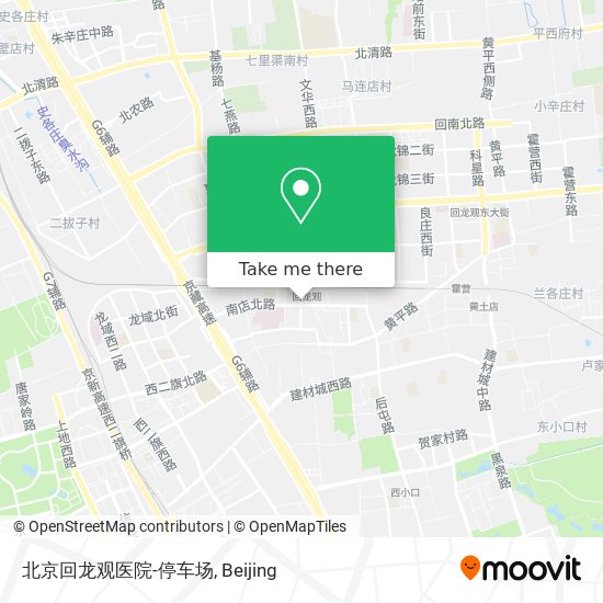 北京回龙观医院-停车场 map
