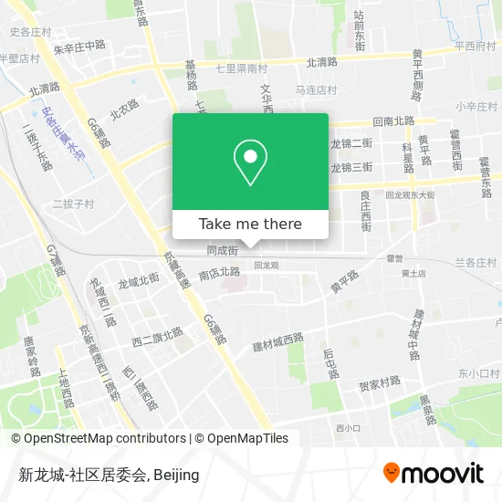 新龙城-社区居委会 map