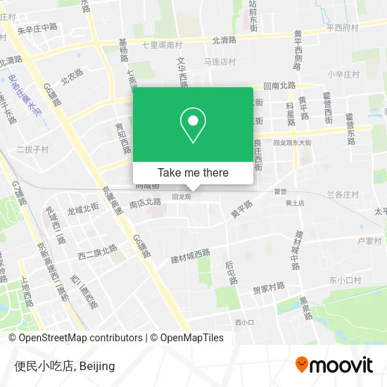 便民小吃店 map