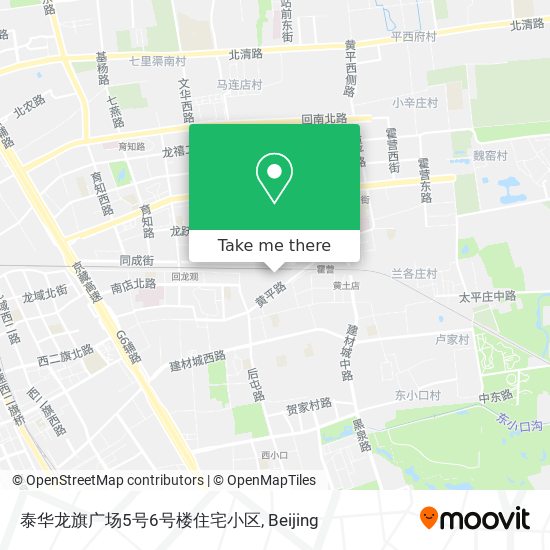 泰华龙旗广场5号6号楼住宅小区 map