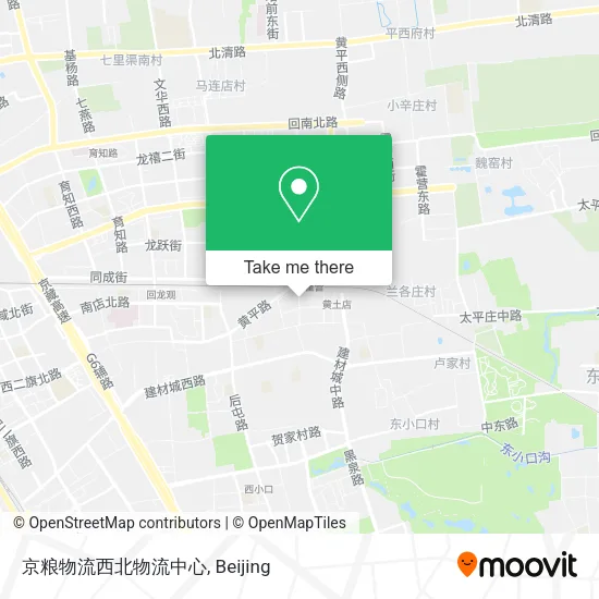 京粮物流西北物流中心 map