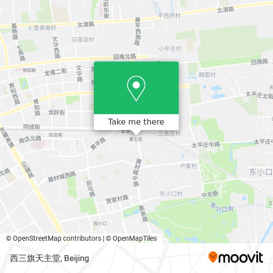 西三旗天主堂 map