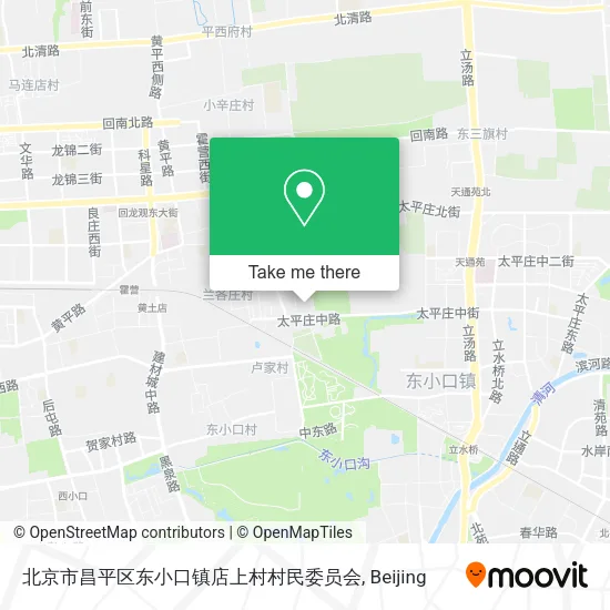 北京市昌平区东小口镇店上村村民委员会 map