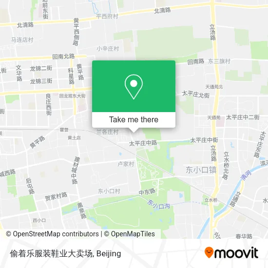 偷着乐服装鞋业大卖场 map