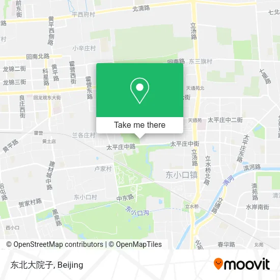 东北大院子 map